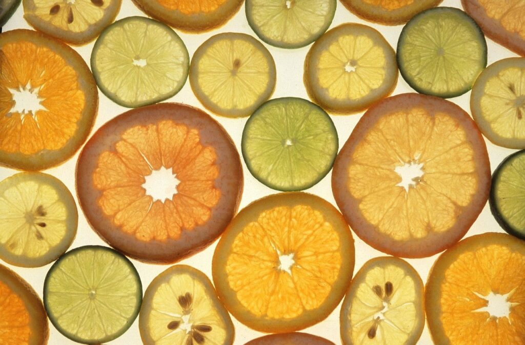 slices, citrus, fruits